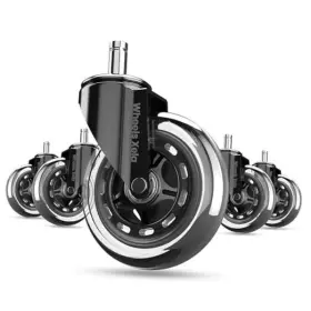 Wz-001 Wheels Zilla Office Chair Casters Set Of 5 For Desk And Gaming Are Easy To Install &