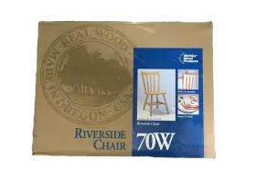 Whittier Wood Products 086587000701 Country Chair 70w Solid Hardwood Ready To Finish