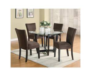 Wildon 889471233878 Coaster Bloomfield Collection Chocolate Parson Chair Set Of 2