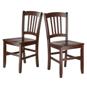 Winsome 021713942456 Madison Seating Walnut Medium