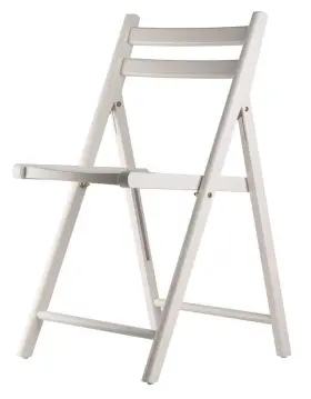 10415 Winsome Robin Folding Set White Chair Medium 4-pc