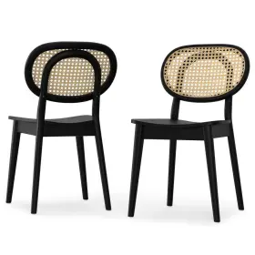 92946316 Wyndenhall Set Of 2 Nia Dining Chairs Black