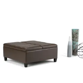Axcot-266-sgl Wyndenhall Tyler 36 Inch Wide Contemporary Square Table Ottoman