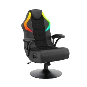 7004001 X Rocker Nemesis Rgb Pedestal Gaming Chair - Black