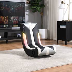 X Rocker 7026701 Navigator Floor Gaming Chair With Customizable Rgb
