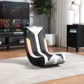7026701 X Rocker Navigator Floor Gaming Chair With Customizable Rgb