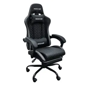 7033001 X Rocker Honeycomb Faux Leather Pc Gaming Chair Black