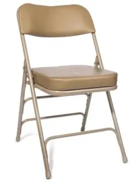 3200av Xl Series 2-pack 2-inch Vinyl Padded Folding Chairs - Versatile Durable Comfy