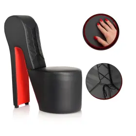 Xr Brands 848518059215 Leather Stiletto Corset Throne Chair Cushioned Padding Seat Home Furniture
