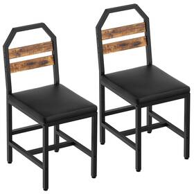 Yatiney Cy02l2bry1 Dining Chairs Kitchen With Back Support Upholstered Seat And Metal L