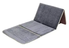 Ksase133 Yiwu Yongxun Imp & Exp Co. Ltd Prayer Rug With Back Support/foldable Meditation Floor Chair And Carrying Grey