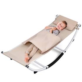 Yousoontic Tat-yousoontic-14 Kids Sensory Rocking Chair Rocker With Pillow And Blanket Outdoor