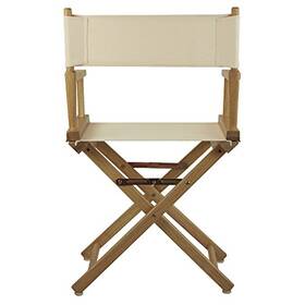 Yushan 030159200129 Casual Home 18 Inch Directors Chair Natural Frame With Wheat Canvas
