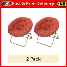 Zhejiang Sunshine 744110420944 2 Pack Mainstays Steel Padded Folding And Stacking Chairs Red Canyon