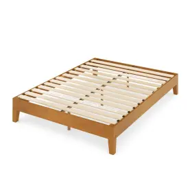 Spi-apdw-12f Zinus Bed 12-in Full Platform Deluxe Wood Frame Non-upholstered Brown