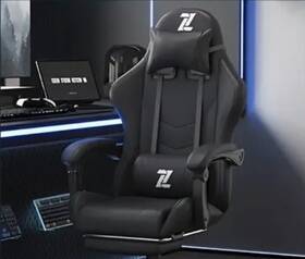 Zl Xf3614051 Gaming And Office Chair With Massage Lumbar Support Recline Adjustable Height