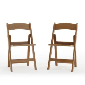 2-le-l-1-bk-slat-gg Zmr Furniture Hercules 2 Pack Commercial Black Indoor/outdoor Lightweight Wood Look Resin F