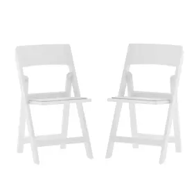 2-le-l-1m-bk-gg Zmr Furniture Hercules Tucker Set Of 2 Black Lightweight Foldable Chairs With Removable Bla