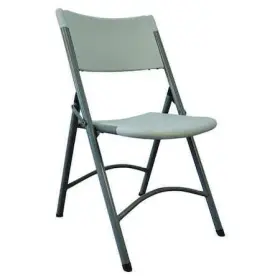 4nhn5 Zoro Select Folding Chair Blow Molded White