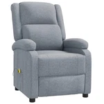 Vidaxl Massage Chair Light Gray Fabric (100% Polyester), Foam, Metal, Wood New. Price: $326.99.
