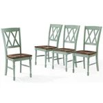 Pemberly Row 18" Traditional Wood Dining Chair Teal (set Of 4) New. Price: $413.87.