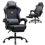 Gtplayer Gaming Chair With Footrest, Recliner Headrest & Lumbar Su... New. Price: $174.89.