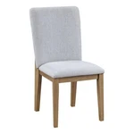 Benjara Deli 21" Dining Chair (set Of 2)- Parson Style- Solid Wood- Gray Linen New. Price: $244.99.
