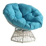 Osp Home Furnishings Wicker Papasan Chair With 360-DEGREE Swivel, 40 X New. Price: $299.01.