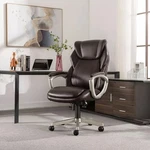 La-z-boy Westley Big & Tall Executive Office Chair, Active Lumbar Support, Brown New. Price: $383.99.