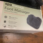 Spa Foot Massager Comfort Fabric With Vibration Black Fleece # 0734 Used. Price: $28.98.