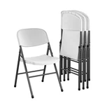4 Pack Mainstays Resin Folding Chairs White Heavy Duty Indoor Outdoor Seating New. Price: $103.95.
