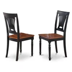 East West Furniture Pvc-blk-w Plainville Dining Chairs Set Of 2, New. Price: $222.99.