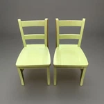 Rare Discontinued Green Pottery Barn Kids My First Toddler Wooden Play Chair Set Used. Price: $125.00.