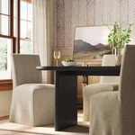 Kay Slipcovered Dining Chair Performance Textured Weave Wheat - Threshold New. Price: $179.99.