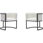 Manhattan Comfort Cosmopolitan Faux Leather Dining Chair White (set Of 2) New. Price: $811.83.