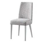 Olive & Opie Taylor Traditional Wood And Fabric Chair Gray Finish New. Price: $156.70.