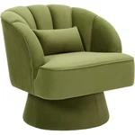 Fabric Swivel Barrel Accent Chair Comfortable Round Single Seat, Multicolor New. Price: $160.54.