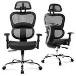 Jhk Ergonomic High Back Office Chair With Headrest, Lumbar Support - Black Used. Price: $149.51.