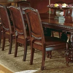 Steve Silver Company Antoinette Leather Dining Chair Cherry (set Of 2) New. Price: $401.98.