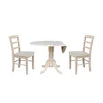 International Concepts 42" Dual Drop Leaf Table With Madrid Chairs New. Price: $470.38.