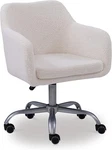 Ivory Linon Brooklyn Sherpa Office Chair Comfortable Workdays New. Price: $359.99.