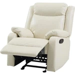 Maklaine Contemporary Faux Leather Rocker Recliner Pearl Finish New. Price: $335.16.