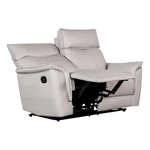 Benjara Lenne Loveseat- Taupe Gray Faux Leather- Manual Recliner- 63 Inch New. Price: $945.98.