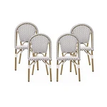 Christopher Knight Home Philomena Outdoor French Bistro Chair Set Of 4 Black + New. Price: $708.60.