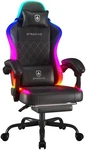 Gtracing Rgb Ergonomic Gaming Chair W/ Massage Lumbar, Black New. Price: $123.78.