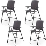 Patiojoy 4PCS Folding Rattan Bar Stool Wicker Chair Indoor Outdoor Furniture Set New. Price: $199.99.