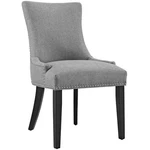 Modway Marquis 20.5" Solid Rubberwood And Fabric Dining Chair Light Gray New. Price: $177.65.