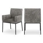 Meridian Furniture Reeves Grey Chenille Fabric Dining Chair (set Of 2) New. Price: $607.97.