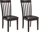 Signature Design By Ashley Hammis Rake Back Dining Room Chair, Set Of 2, Dark Br New. Price: $269.99.