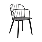Armen Living Bradley 18" Modern Wood Dining Room Chair Black New. Price: $179.53.